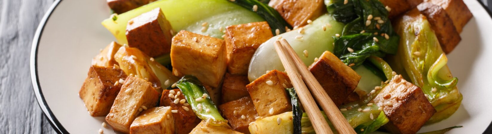 Tofu mit Pak Choi