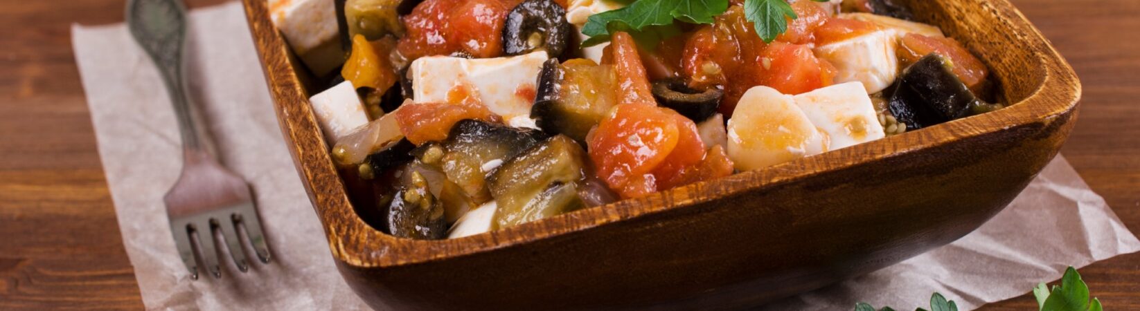 Ratatouille mit veganem Feta