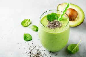 Avocado-Shake mit Chiasamen