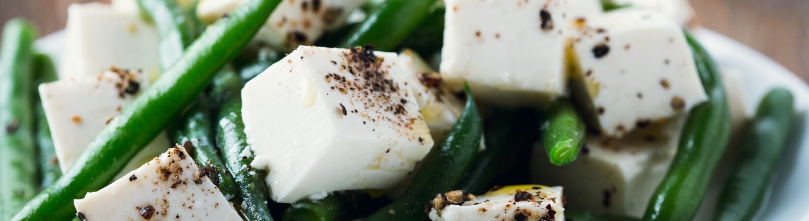 Bohnensalat mit veganem Feta