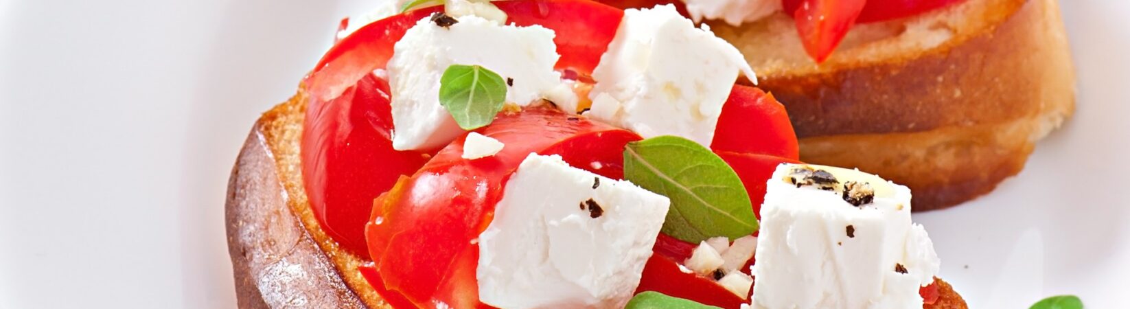 Feta-Tomaten Baguette