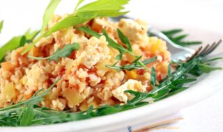Bulgurrisotto mit Rucola Bulgurrisotto mit Rucola