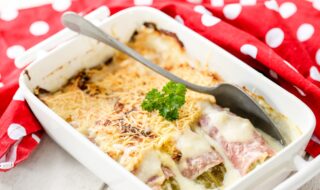 Chicorée Auflauf mit Schinken Chicorée Auflauf mit Schinken