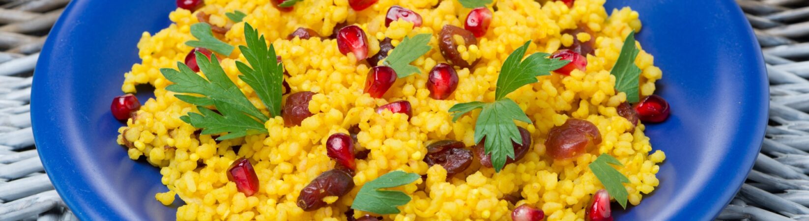 Couscous mit Granatapfelkernen