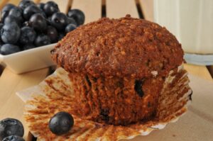 Schokomuffins mit Blaubeeren