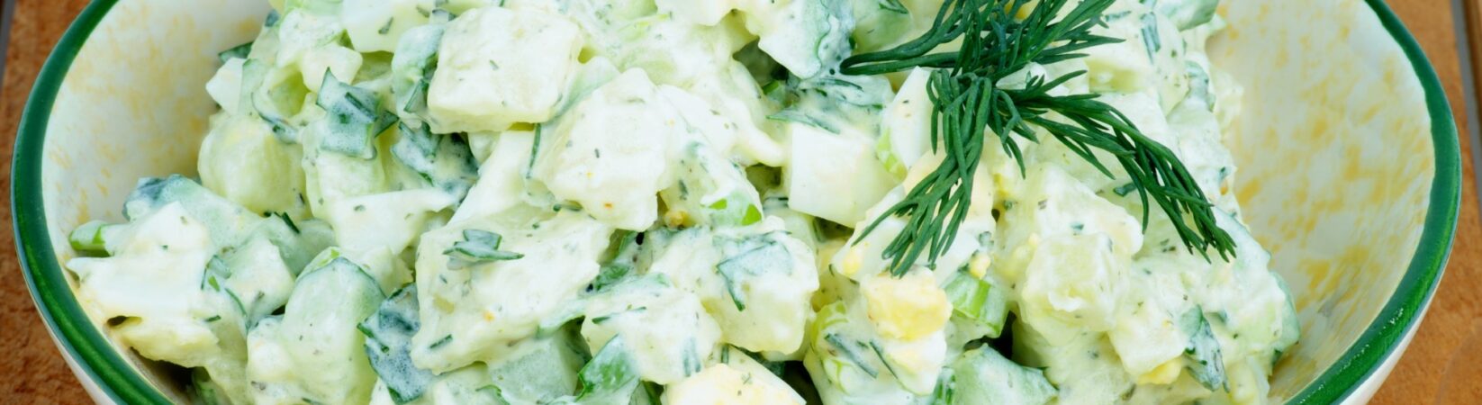 Kartoffelsalat mit Ei und Dill