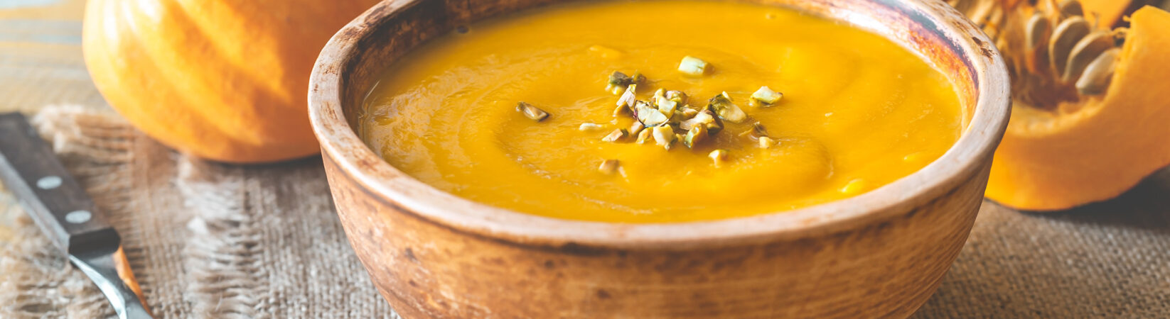 Kürbissuppe mit Quinoa