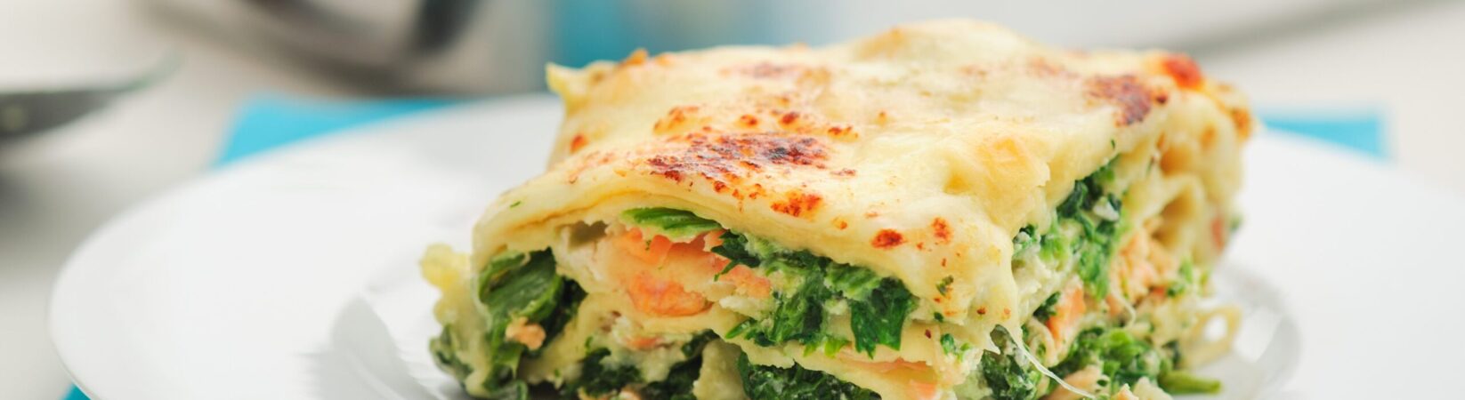 Lachs-Spinat-Lasagne