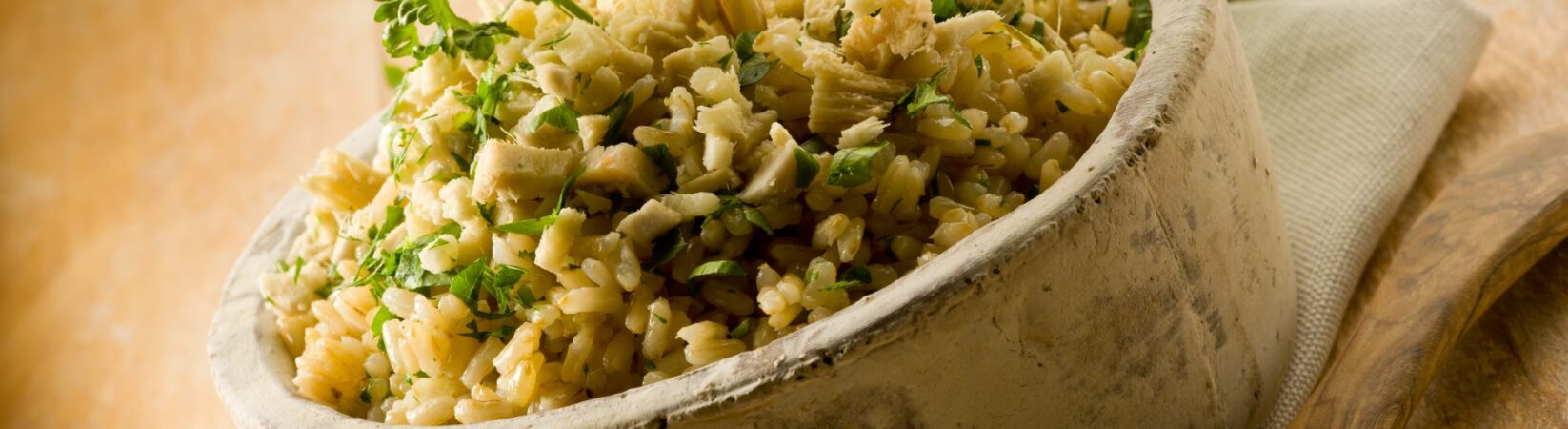 Risotto mit Pastinaken und Putenbrust