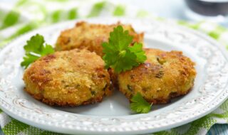 Ricotta-Kichererbsen-Patties Ricotta-Kichererbsen-Patties