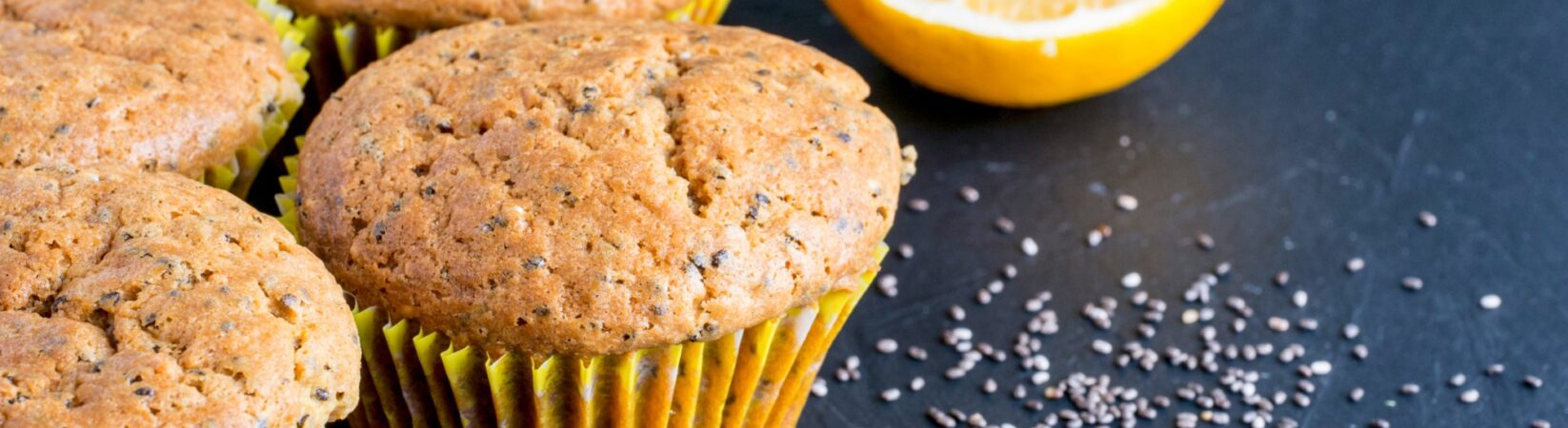 Zitronenmuffins mit Banane