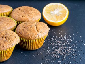 Zitronenmuffins mit Banane