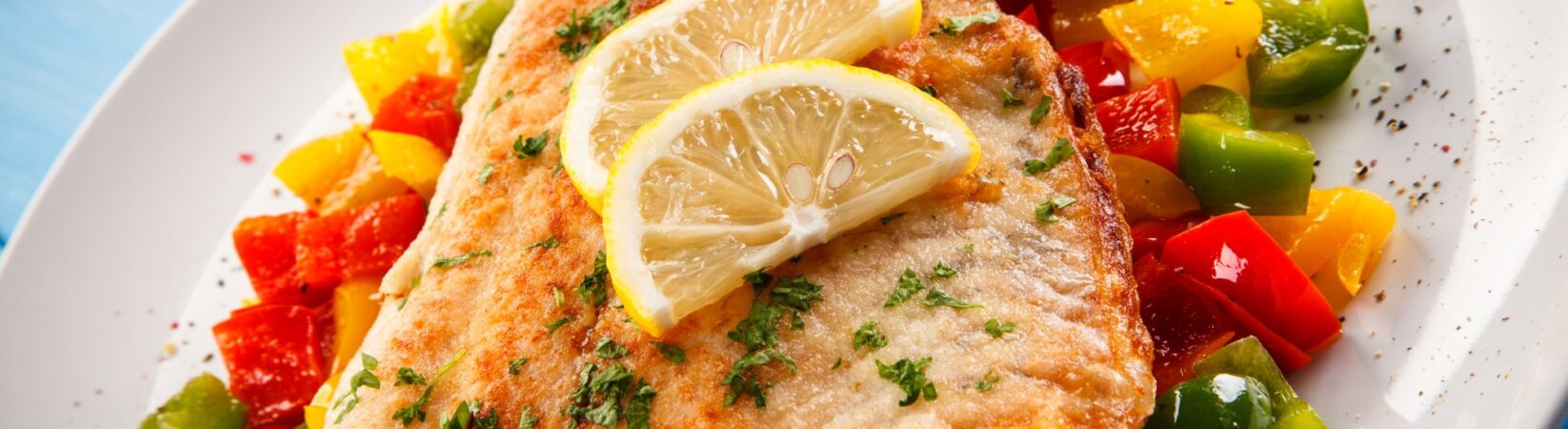 Pangasiusfilet mit Paprikagemüse