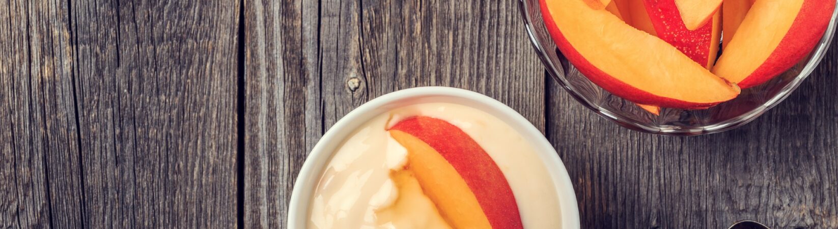 Mango-Quark mit Apfel