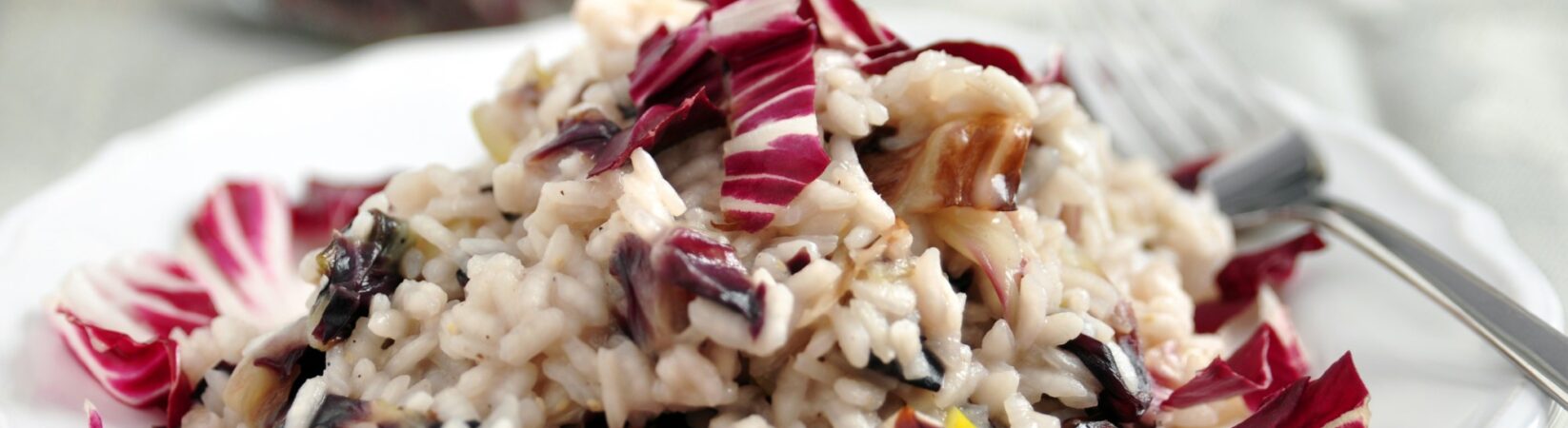 Radicchio-Risotto mit Parmesan