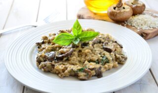 Risotto mit Champignons Risotto mit Champignons