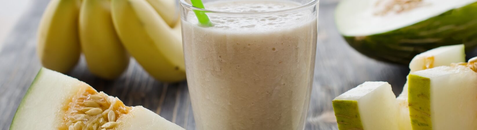 Melonen-Smoothie mit Banane