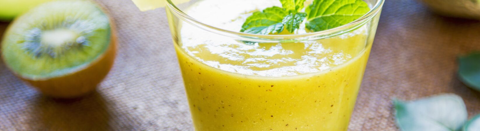 Kiwi-Melonen-Smoothie