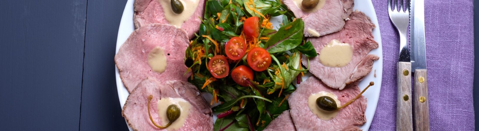 Vitello Tonnato mit Salat