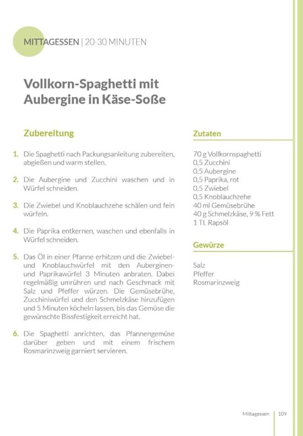 Low Fat Diät - Ernährungsplan zum Abnehmen 5