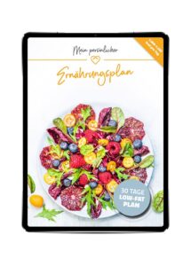 Low-Fat Ernährungsplan zum Abnehmen